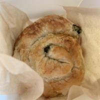 Spinach Feta Cheese Borek · A thin special filo dough stuffed with spinach and feta cheese.