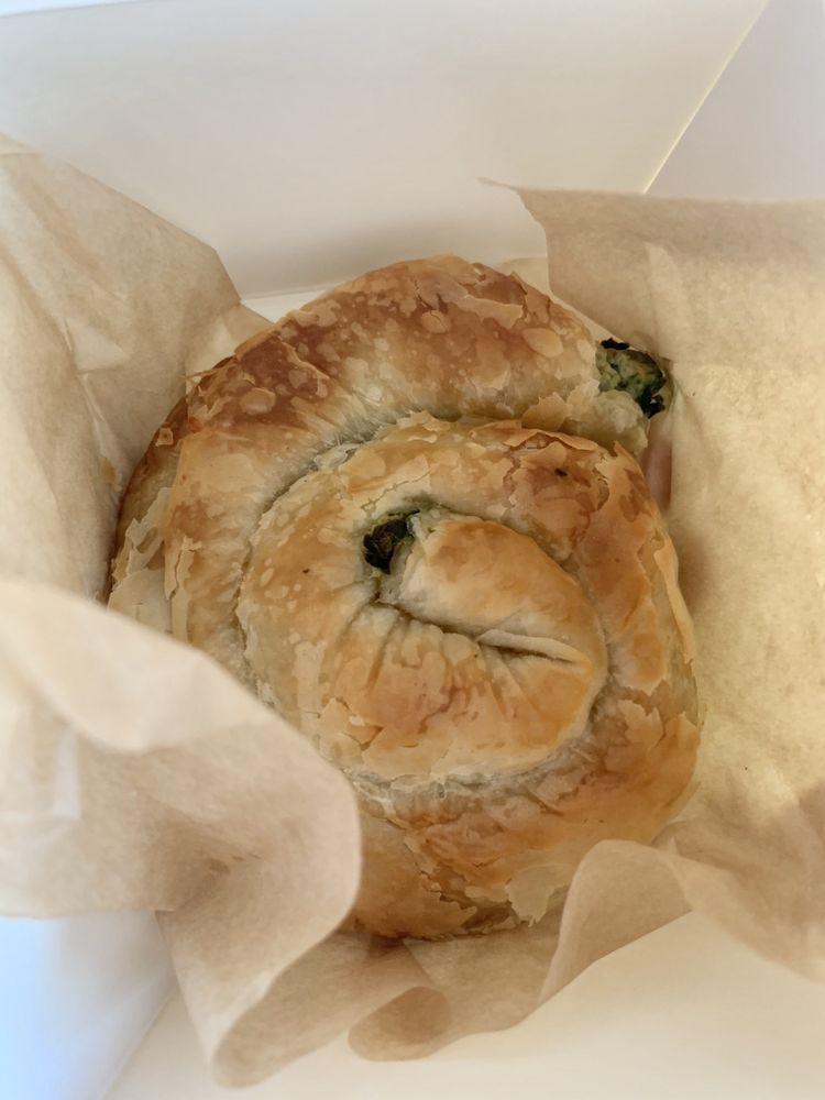 Spinach Feta Cheese Borek · A thin special filo dough stuffed with spinach and feta cheese.