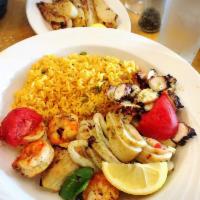 Grilled Seafood Combination · 