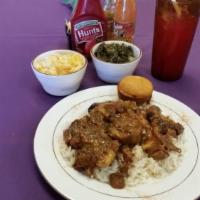 Ox Tails Smothered Over Rice · 
