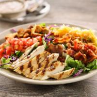 Grilled Chicken Club Salad · 