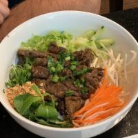 Grilled Beef Vermicelli Bowl · 