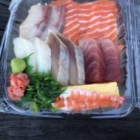 Chirashi · Assorted raw fish over sushi rice