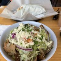 Gyro Bowl · Served with choice of meat over rice or salad. 