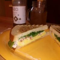 Spinach and Goat Cheese Sandwich · 