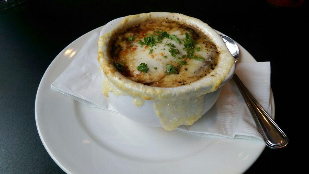 Slice and French Onion Soup · 