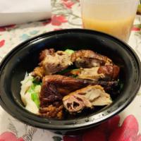 Hand Pulled Roast Duck Soup · 