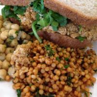 The Little Piggy Sandwich · Vegan eastern Carolina-style 