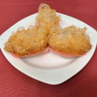 Three Piece Deep Fried Taro Dumplings · 