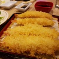 Shrimp Tempura · Shrimp lightly buttered and deep fried
