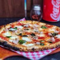 Margherita Pizza · Mozzarella and basil