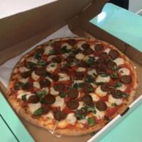 Vegan Pizza W Pepperoni · 