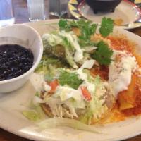 Mole Chicken Enchiladas · 