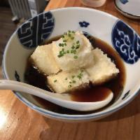 Agedashi Tofu · Fried soft tofu in a dashi broth.