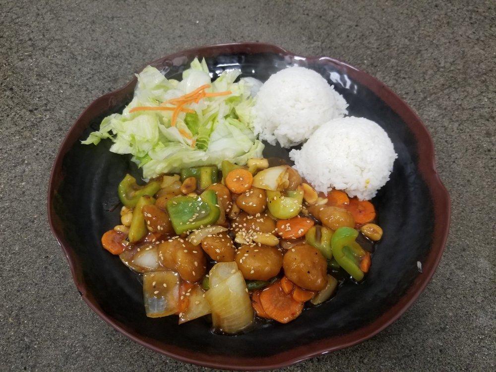 Orange Chicken · Bowl - Served with Rice
Plate - Served with Rice and Spring mixed Salad