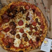 Strongman Meat Lovers Pizza · 