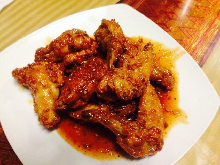 Spicy Honey Chicken Wings · 