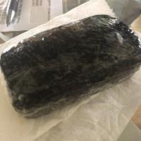 Spam Musubi · Spam and steamed rice wrapped in dried seaweed.