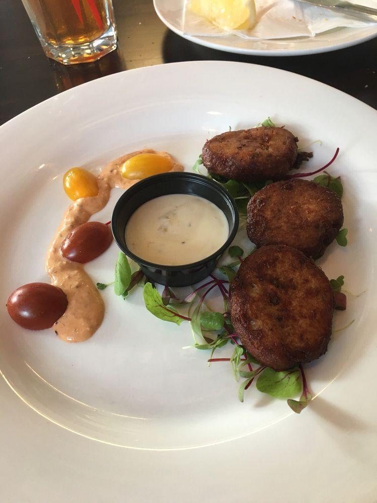 Crab Cakes · Fish cake made from crab.
