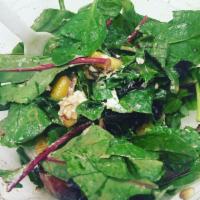 Peach and Goat Cheese Salad · 