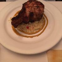 Grilled Double Cut Stone Valley Pork Chop · 