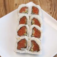 Spicy Tuna Roll · Spicy tuna and cucumber.