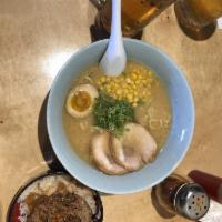 Miso Ramen · BBQ Pork, Egg and Green Onion
with Miso base soup