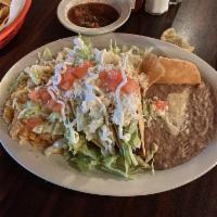 Beef Hard Shell Taco Lunch Special · 