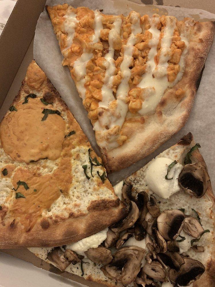 White Pizza · Ricotta cheese and garlic.