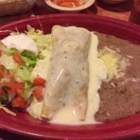 Special Fajitas Burrito · 