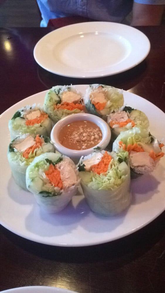 2 Pieces Fresh Summer Rolls · lettuce, basil, vermicelli wrapped in steamed rice paper and served with homemade sauce.