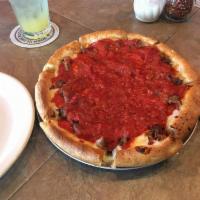 Deep Dish Meat Lovers Pizza · 