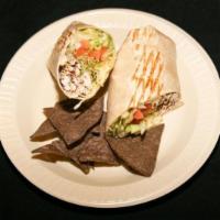 Balsamic Chicken Wrap · Grilled chicken with lettuce, tomatoes, balsamic dressing and sprouts in a wrap of your choi...