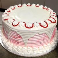 White Chocolate Raspberry Cake · 