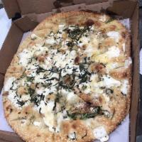 Give 5 White Pizza · 