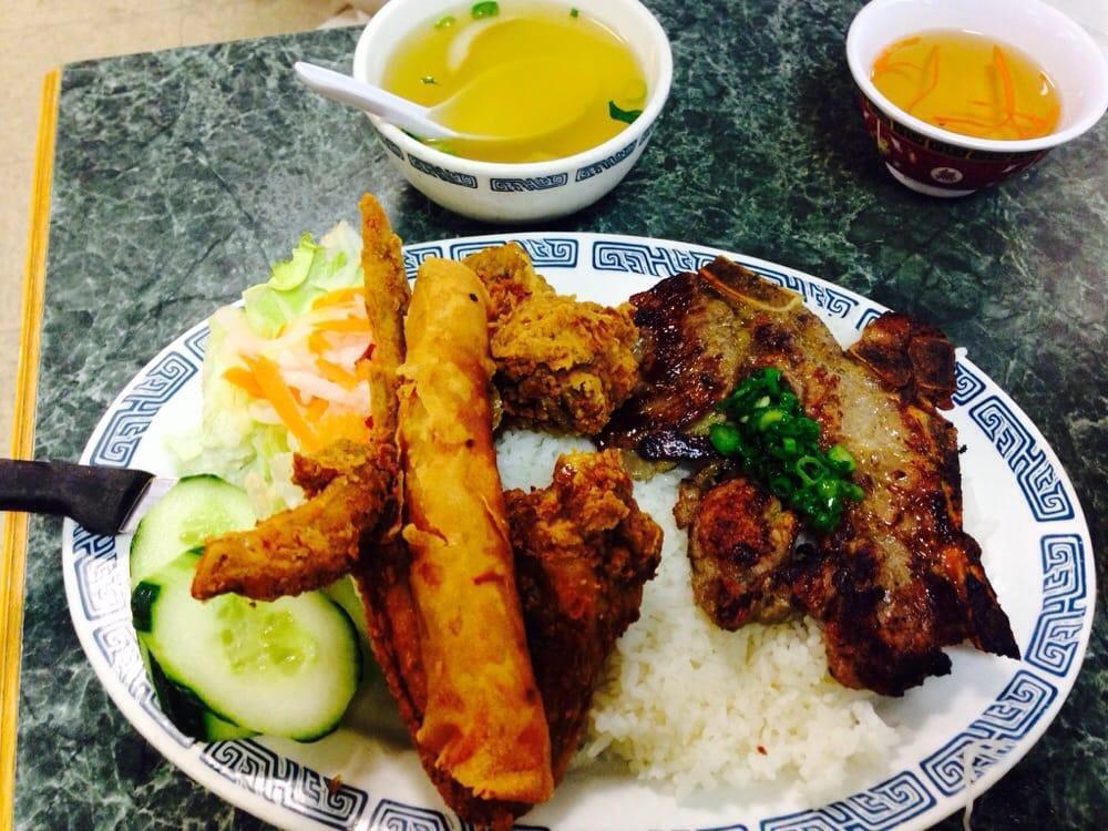 Vietnamese Pork Chop Rice Dish · 