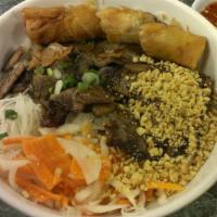 Beef Vermicelli Noodles, Bun Thit Nuong · 
