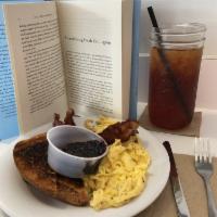Mama Tried · 3 eggs cooked to order, choice of bacon or house made sausage and white or wheat toast.
