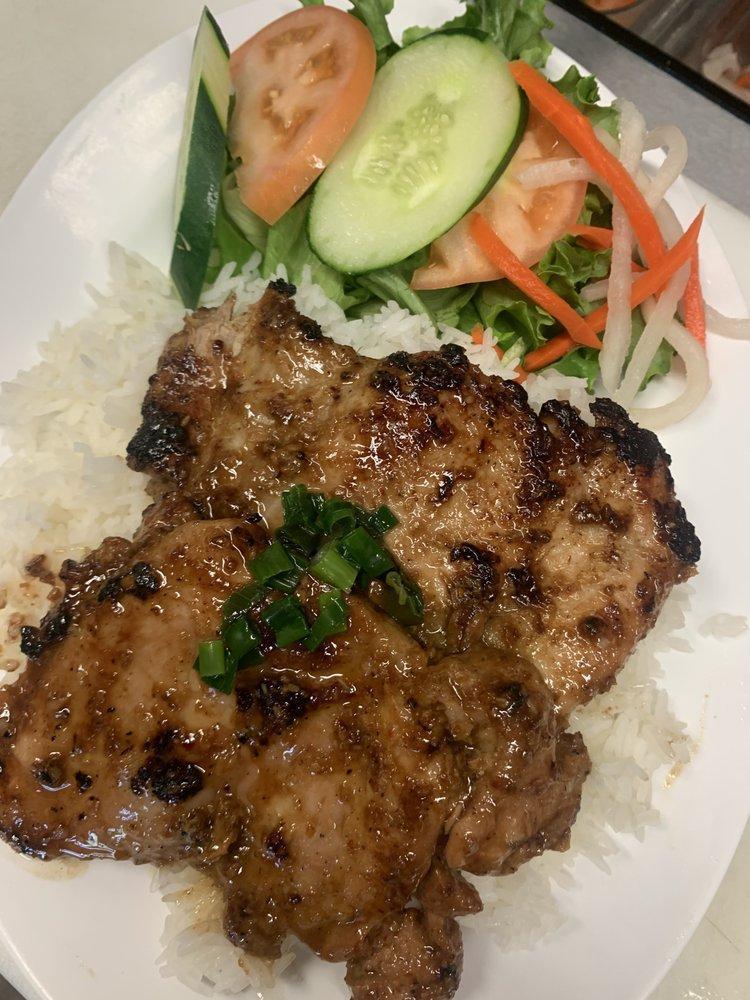BBQ Pork Chops Rice Plate · 
