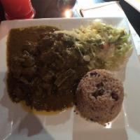 Curry Goat Dinner · 
