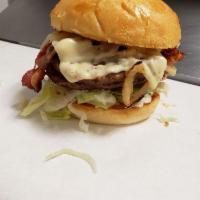 Bacon Swiss Burger · 