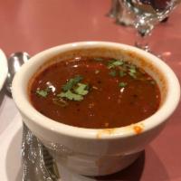 Rasam · A traditional south Indian sour and spicy soup.