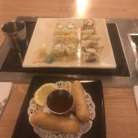 Crab and Cream Cheese Spring Roll · 