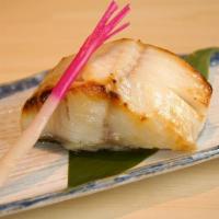 Grilled Black Cod with Saikyo Miso · 