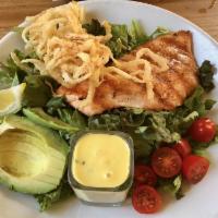 Grilled Salmon Filet Salad · 