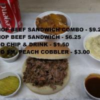 Chop Beef Sandwich · 