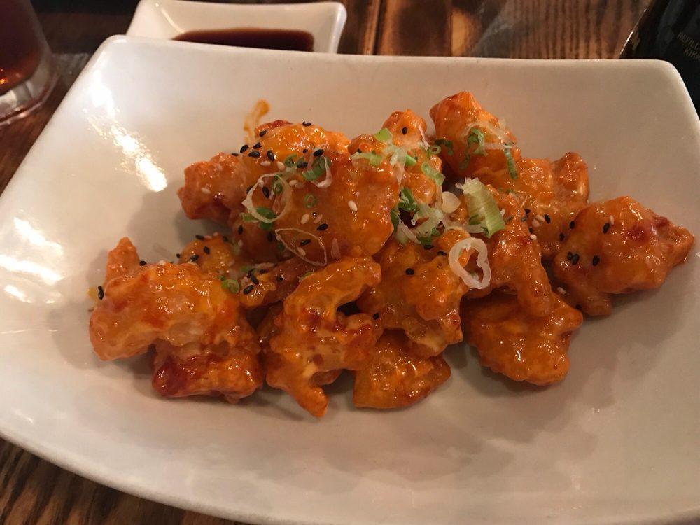 Rock Shrimp Tempura · In gochujang sauce and spicy mayo