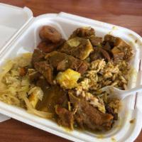 Curried Goat Combo · 