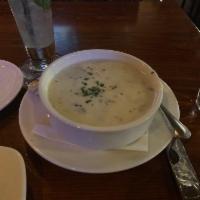 New England Clam Chowder · Made in-house from scratch.