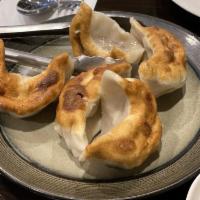 Pan Fried Pork Dumplings · 